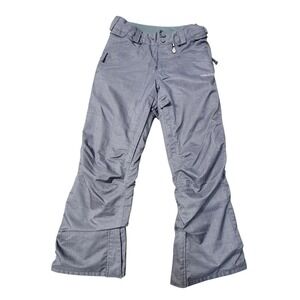 EUC Volcom Snowboard Ski Snow Pant Youth M Gray Modern Straight Insulated 28x25